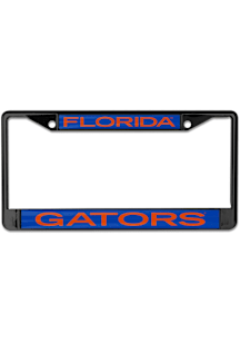 Florida Gators Black License Plate Frame - Blue