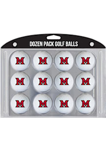 Miami RedHawks Dozen Pack Golf Balls