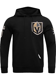 Pro Standard Vegas Golden Knights Mens Black Classic Chenille Fashion Hood