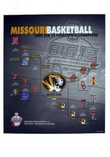 Missouri Tigers 2009 Big 12 Basketball Champions Unframed Poster