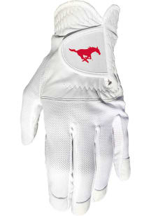 SMU Mustangs White Cool Mesh Golf Gloves