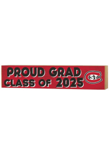 KH Sports Fan St Cloud State Huskies Class of 2025 graduation graphic Sign - Red