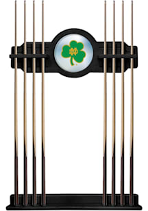 Notre Dame Fighting Irish Shamrock Solid Wood Cue Rack Pool Table