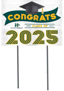Cal Poly Humboldt Lumberjacks KH Sports Fan 18x24 Yard Sign with Stakes Class of 2025 Yard Sign -..