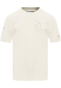Pro Standard San Diego Padres White Neutral Short Sleeve Fashion T Shirt