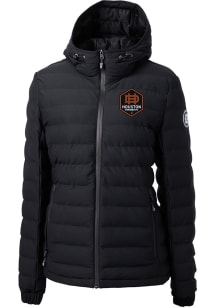Cutter and Buck Houston Dynamo Womens Black Mission Ridge Repreve Heavy Weight Jacket