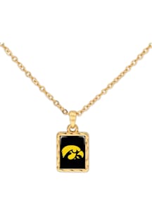 Iowa Hawkeyes Vivian Gold Necklace