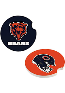 Chicago Bears 2Pk Car Coaster - Navy Blue
