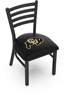 Colorado Buffaloes Stationary Black Wrinkle Finish Pub Stool - Black