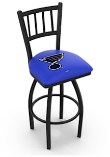 St Louis Blues Swivel Counter Pub Stool - Black