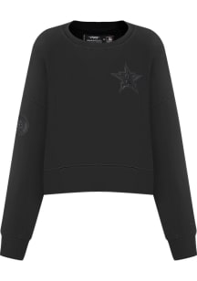 Pro Standard Houston Astros Mens Black Neutral Long Sleeve Fashion Sweatshirt