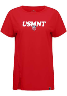 Levelwear USMNT Womens Red Influx Reunion Short Sleeve T-Shirt