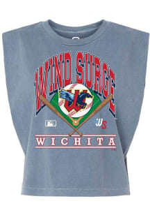 Summit Sportswear Wichita Wind Surge Womens Navy Blue Homefield Tank Top