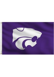 K-State Wildcats 3x5 Purple Grommet Applique Flag