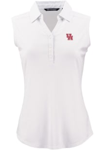 Cutter and Buck Houston Cougars Womens White Forge Eco Polo Shirt