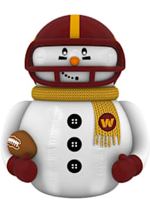 Washington Commanders Burgundy Outdoor Inflatable Snowman