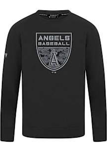 Levelwear Los Angeles Angels Black Mandate Buckler Long Sleeve T Shirt