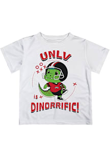 Vive La Fete UNLV Runnin Rebels Infant Dino-Riffic Short Sleeve T-Shirt White
