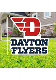Dayton Flyers Team Yard Sign - White