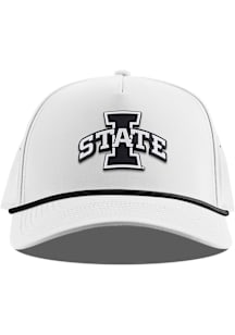 Branded Bills Iowa State Cyclones Curved 5 Panel Rope Adjustable Hat - White