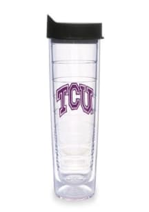 TCU Horned Frogs 16oz Clear Lid Tumbler