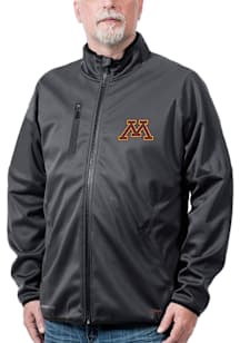 Minnesota Golden Gophers Mens Gold Softshell Medium Weight Jacket
