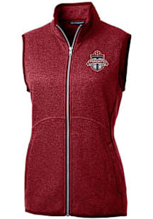 Cutter and Buck Toronto FC Womens Red Mainsail Vest