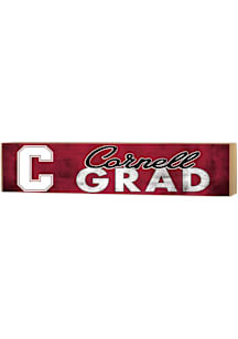 KH Sports Fan Cornell Big Red 3x13 Block Sign Grad Sign - Red