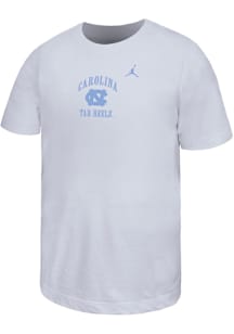 Nike North Carolina Tar Heels Youth Natural No 1 Design Short Sleeve T-Shirt