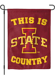 Iowa State Cyclones This is Country Garden Flag - Cardinal