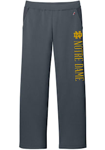 Notre Dame Fighting Irish Womens Reverse Fleece Navy Blue Sweatpants