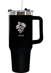 Oklahoma State Cowboys Mom 40oz Stainless Steel Tumbler - Black