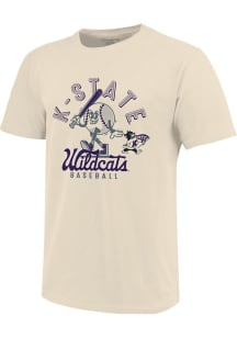 Youth White K-State Wildcats Retro Short Sleeve T-Shirt