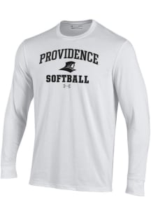 Under Armour Providence Friars White Softball Performance Long Sleeve T Shirt