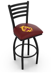 Arizona State Sun Devils Sparky High Back Swivel Pub Stool - Black