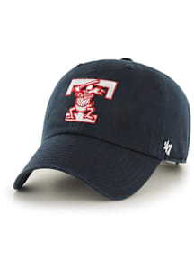 47 Toledo Mud Hens Retro T Clean Up Adjustable Hat - Navy Blue
