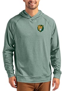 Cutter and Buck Southeastern Louisiana Lions Mens Green Adapt Knit Hood Long Sleeve Hoodie