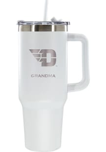 Dayton Flyers Grandma 40oz Stainless Steel Tumbler - White