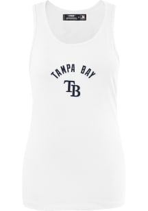 Pro Standard Tampa Bay Rays Womens White Classic Tank Top