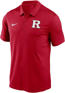Mens Rutgers Scarlet Knights Red Nike Victory Short Sleeve Polo Shirt
