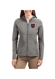 Cutter and Buck Arkansas State Red Wolves Womens Graphite Adapt Eco Light Weight Jacket