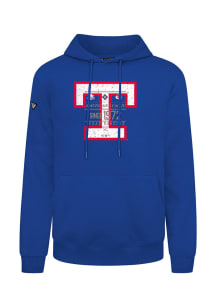 Levelwear Texas Rangers Mens Blue Podium Cooperstown Acumen Long Sleeve Hoodie