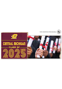 Central Michigan Chippewas Class of 2025 unique photo frame Picture Frame - Maroon