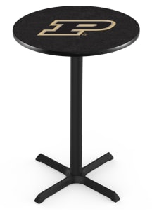 Black Purdue Boilermakers Cross Base Pub Table