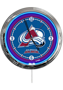Colorado Avalanche Multi Color LED Wall Clock