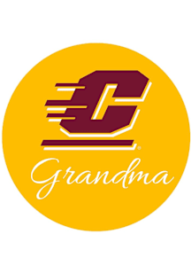 Central Michigan Chippewas 3" Grandma Button - Maroon