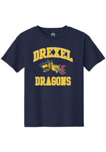 Youth Drexel Dragons Navy Blue Summit Sportswear No 1 Primary Short Sleeve T-Shirt