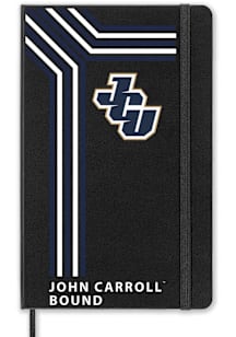John Carroll Blue Streaks School Bound team logo Notebook and Folder - Black