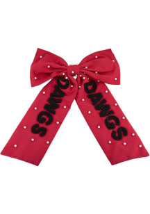 Georgia Bulldogs beaded Womens Hair Scrunchie