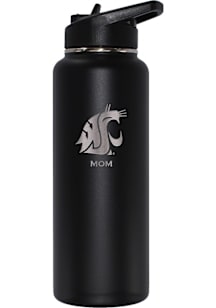 Washington State Cougars Mom 34oz Stainless Steel Bottle - Black